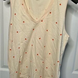 Old Navy Strawberries Tank Top Size Small